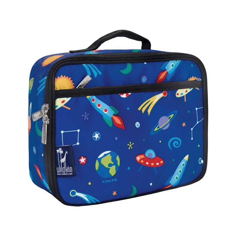 Custom Digital printing cartoon lunch bag school thermal bags for food   school kids girl personalized cooler bag