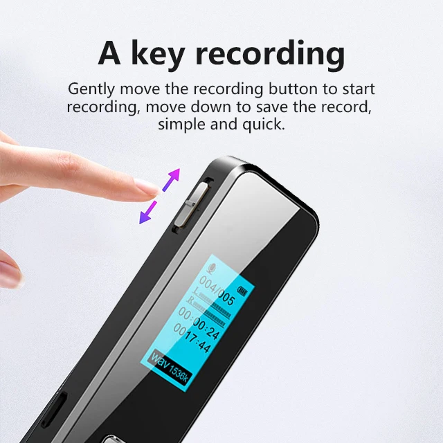 LCD WAV MP3 Player Lectures Meeting Mini Portable Recording Dictaphone Device Digital Voice Recorder Professional Audio Recorder