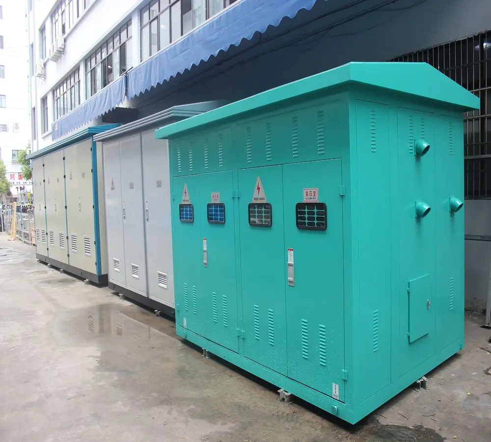 Наружный распределительный шкаф высокого напряжения с главной панелью