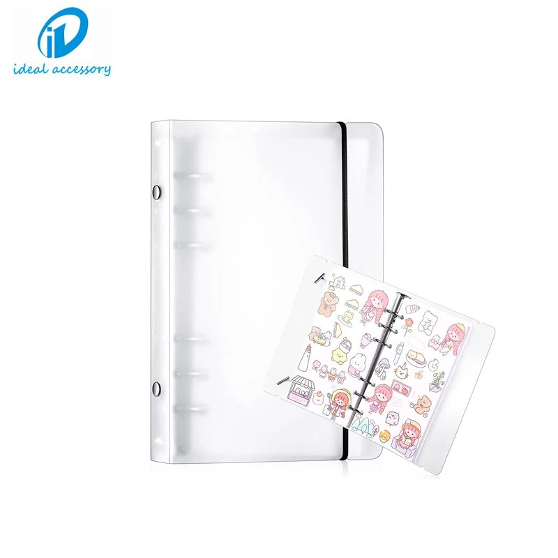 Custom Reusable Children Silicone Release Paper Collecting Happy Planner Blank Reusable Sticker Album for kids