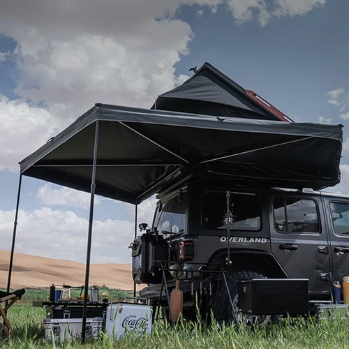 XIASHENG 270 градусов 4WD отдельно стоящий тент портативный автоматический складной структура двойной ПВХ холст два алюминиевых двух походов