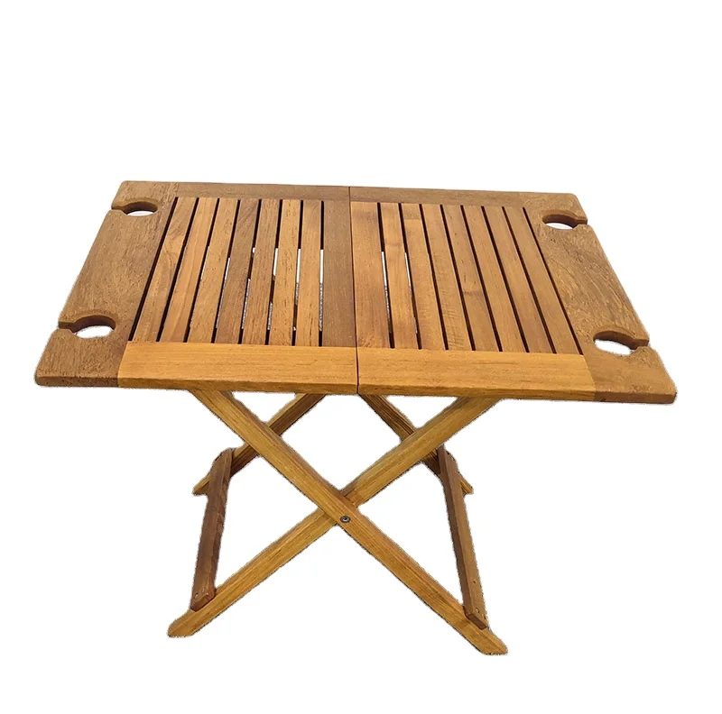 Luxury teak wood furniture outdoor garden patio sets teak dinning set small wood table