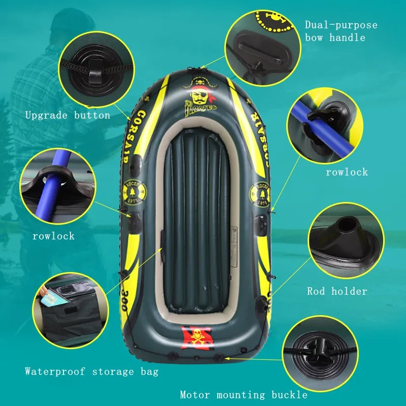 cheap boats luxury yacht inflatable kayak customized water rafting mini size boat