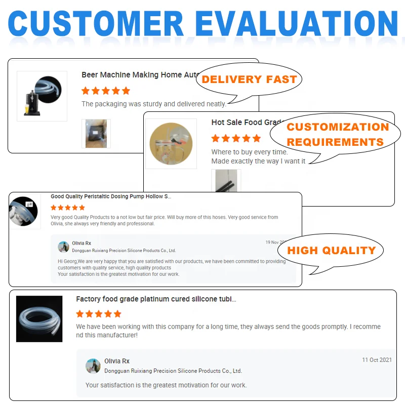 Прозрачная силиконовая резиновая труба для бутылки с водой