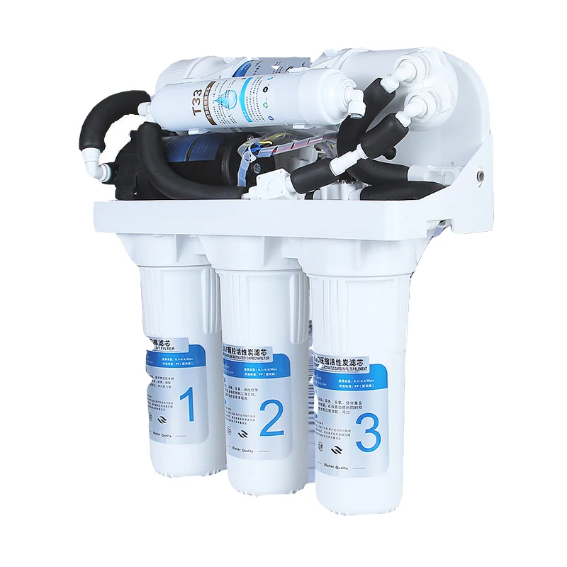 Adjust TDS Under Sink Reverse Osmosis  RO Mineralized Alkaline Ceramic Balls Light  Stage Water Purification RO System