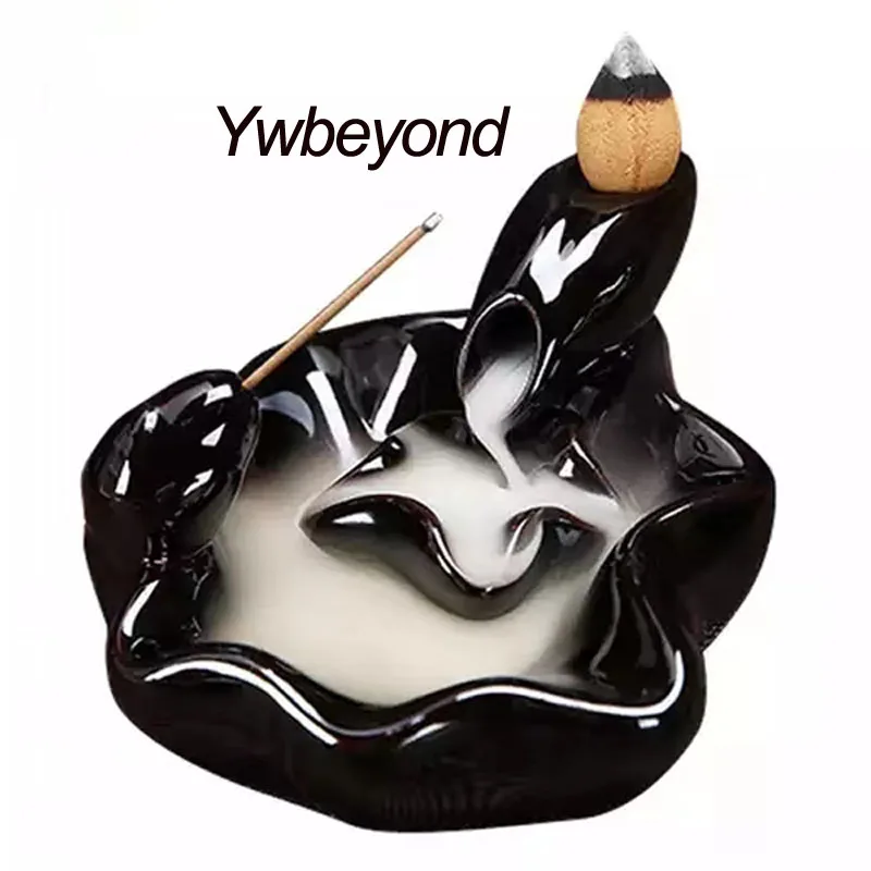 Сувениры Ywbeyond для украшения дома керамическая курильница с обратным потоком дыма подставка благовоний водопадом