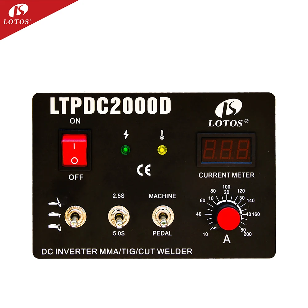 Lotos LTPDC2000D 3 in 1 tig mig cut  110/220V Inverter welder with multi function machine for welding machine plasma cutter