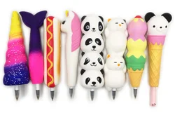 Hot kawali christmas ice cream unicorn panada hamburger squishy pen