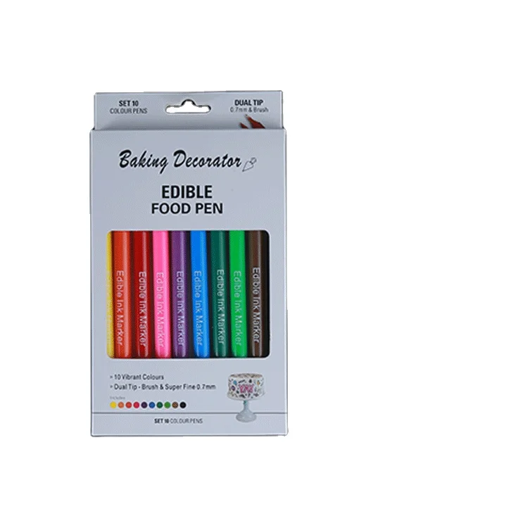 Заводская Продажа индивидуальная рекламная ручка для письма пищи/съедобная торта