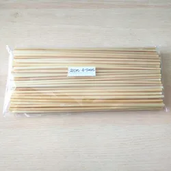 Manufacturer supply Eco-Friendly straw 100 pieces per pack natural biodegradable 20 cm 4-5 mm wheat drinking straw