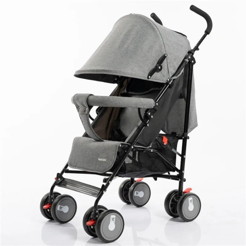 2024 cheap design baby umbrella foldable lightweight car for sale/Comfortable breathable linen seat cushion baby mini stroller
