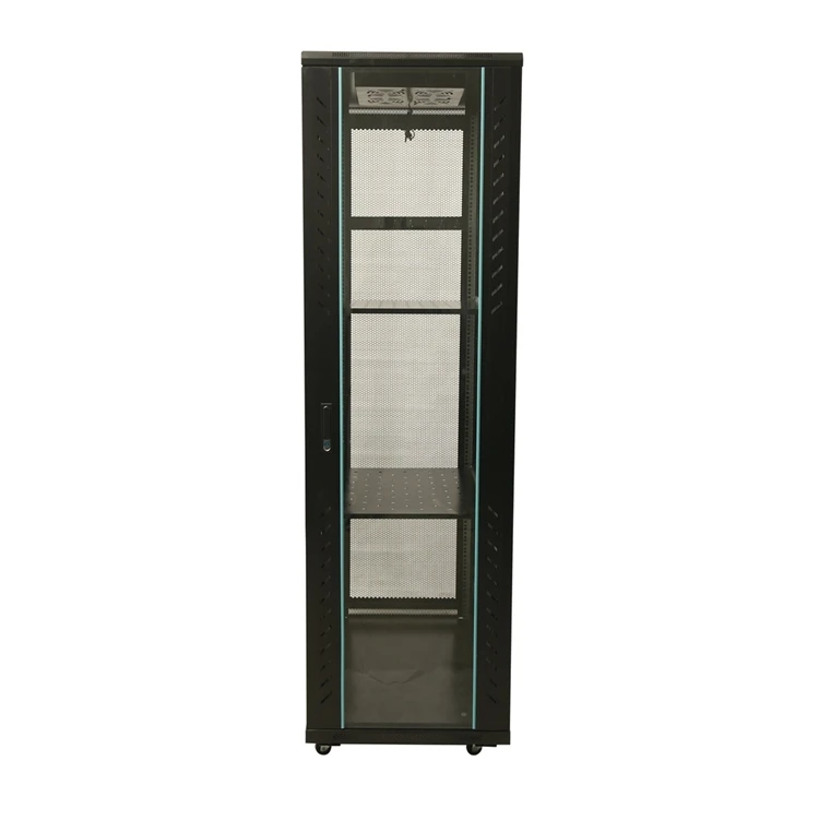 Door Motherboard Rack Cheap Server Rack Floor Cabinet Type Server Toughened Glass 19 Inch ISO9001:2000 600*1000*2000 1000mm IP20