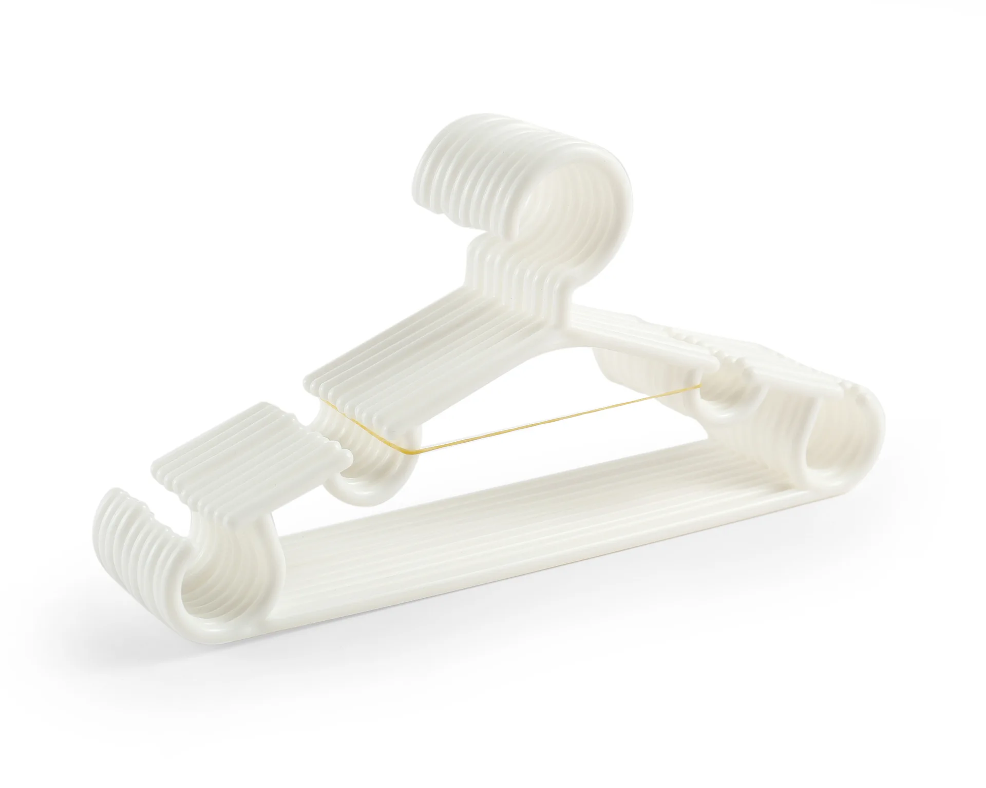 10 Pack Non Slip Coat Hangers Plastic Space Saving Rack for Kids Baby