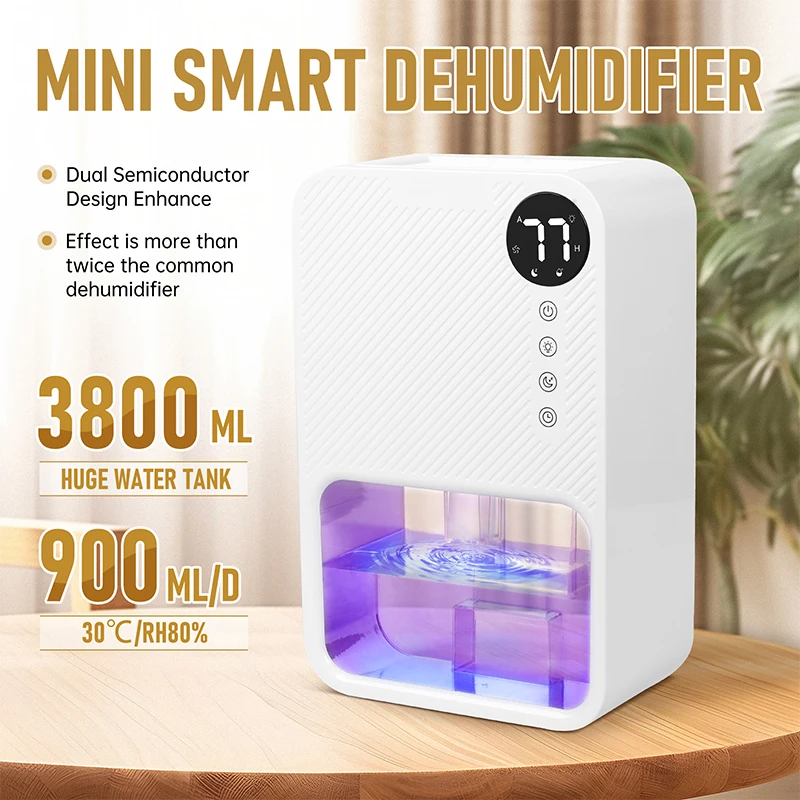 dehumidifier for home 129oz 3800ML home mini Dehumidifier Moisture Absorb Electric Air Purifier Home Drying Machine for bedroom
