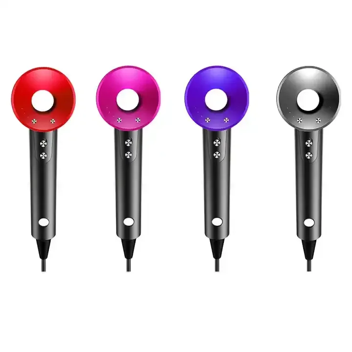New 2024 air wap Leafless Dysones Hair Dryer 1600w intelligent temperature control negative ion static sonic hair dryer
