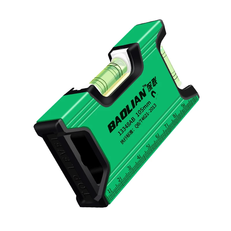 Portable Bubble Level  High Accuracy Mini Magnetic Digital Levels Ruler Installation Balance Spirit Level Keychain
