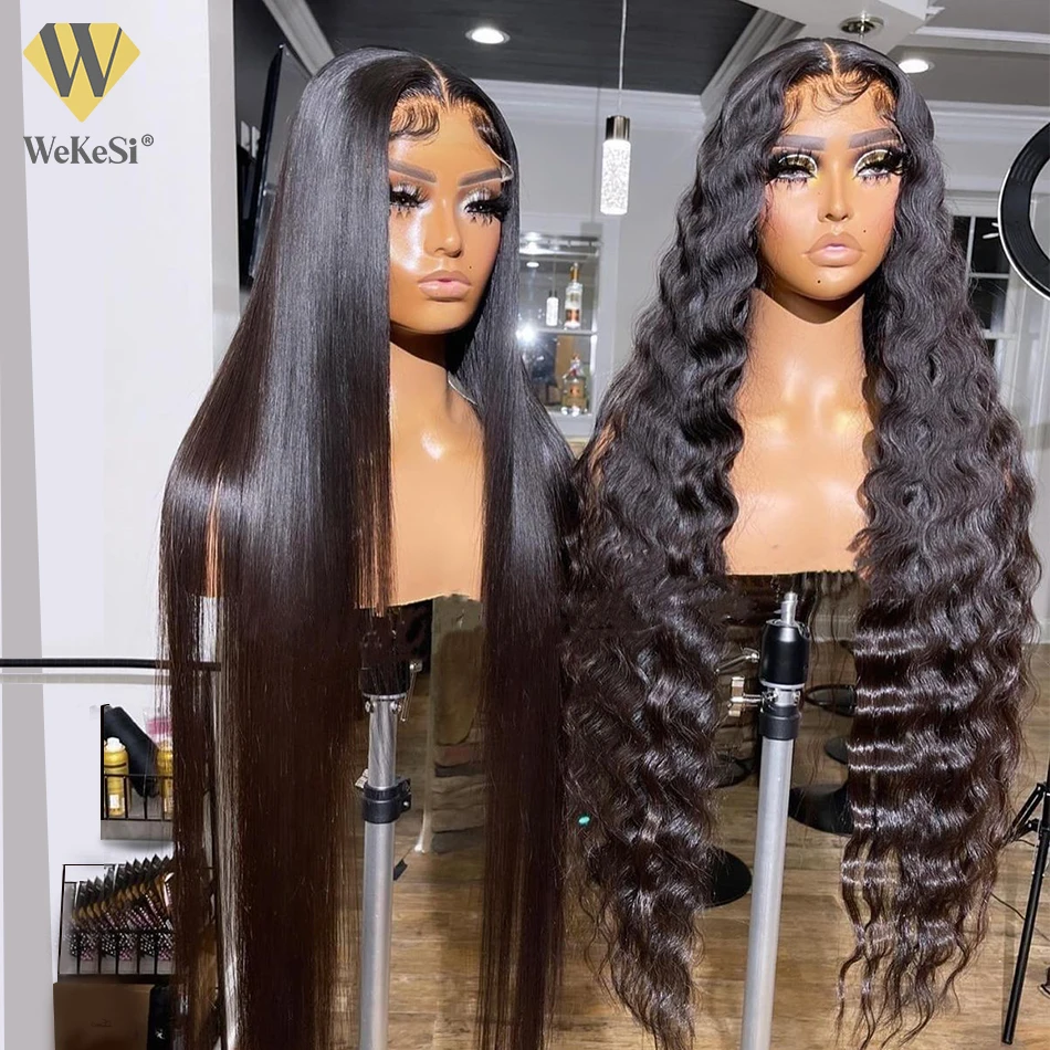 100% Human Hair 360 Full Lace Wigs For Women, Peruvian 360 Lace Front Wigs,360 Transparent Lace Frontal Wig With Baby Hair