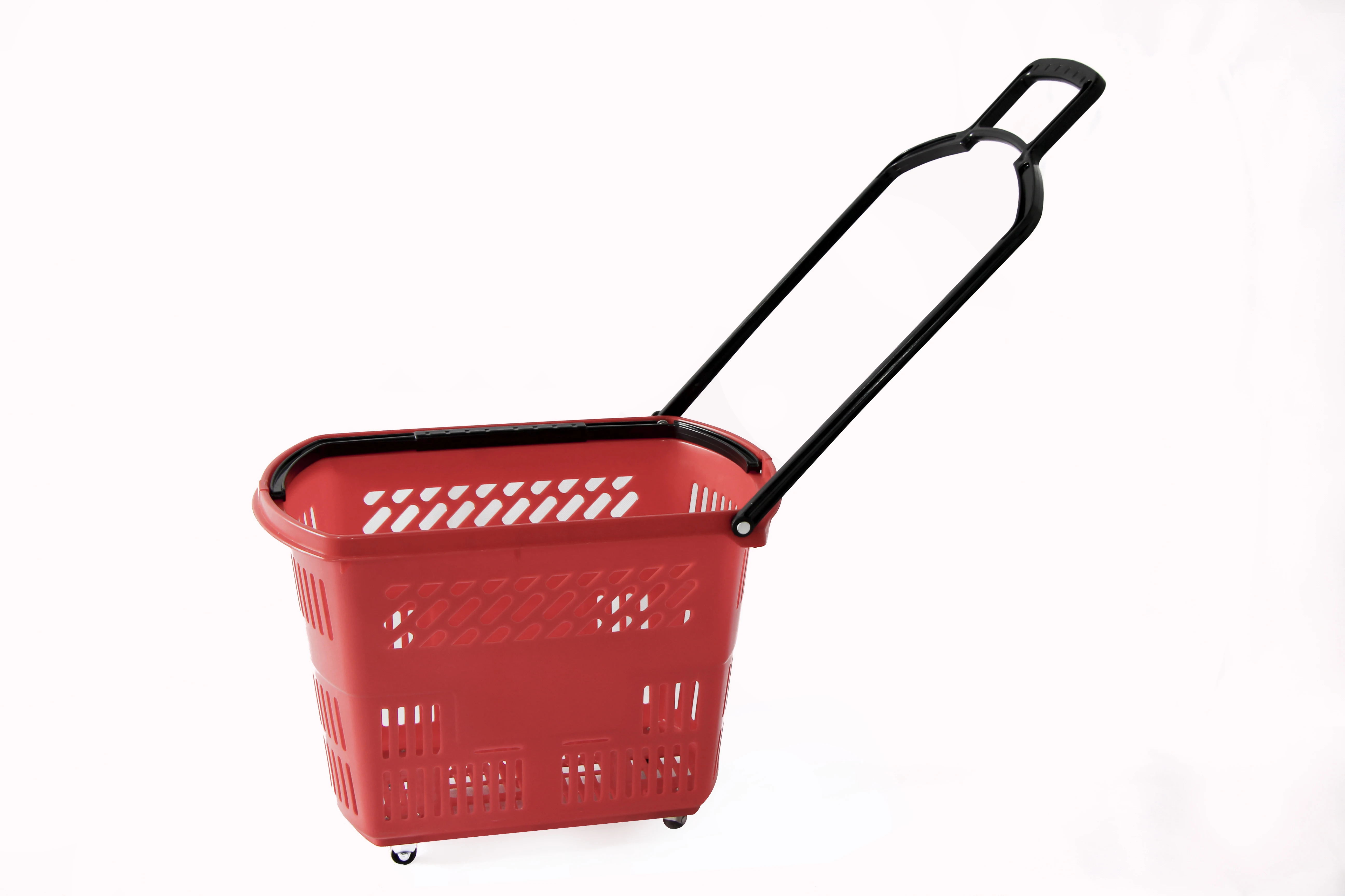 4 Wheels rolling Shopping Basket trolley