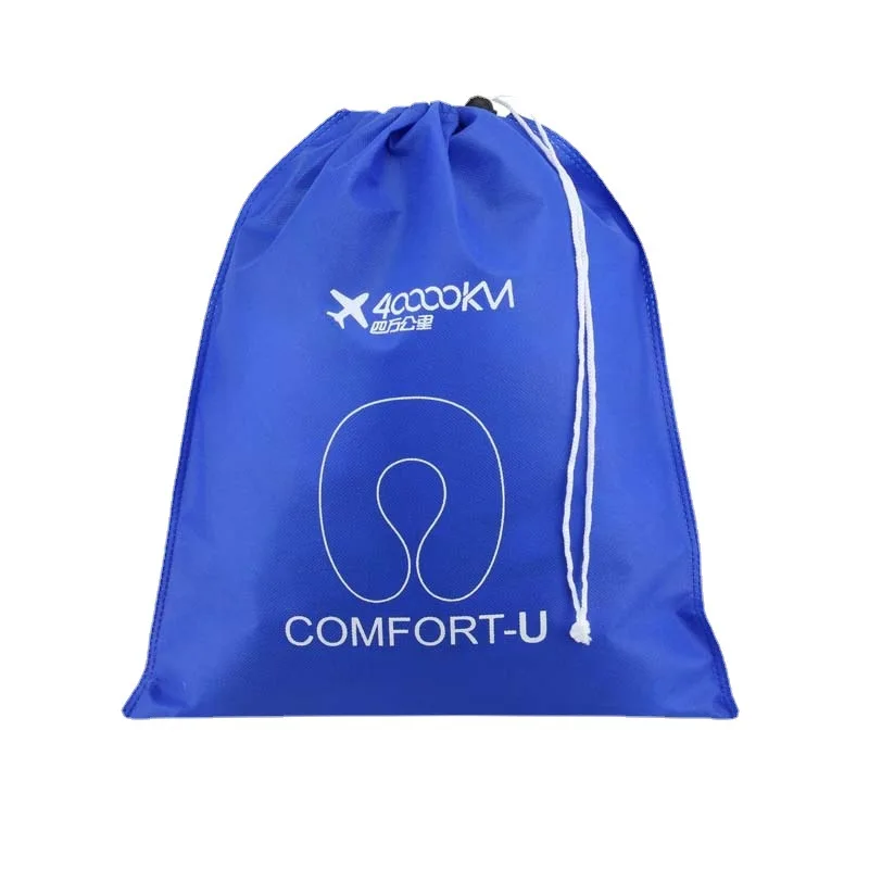 Fashion Custom Printed Cartoon Non Woven Backpack Waterproof Small Drawstring Bag