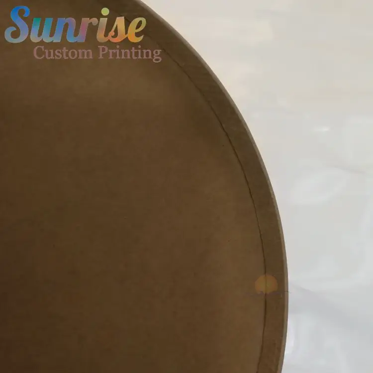 Wholesale Low Price Kraft Paper Salad Bowl Kraft Soup Cup With PET Lid