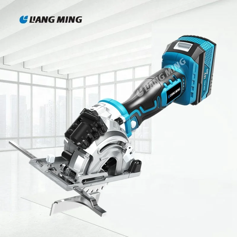 Portable Electric Power 18V Li-ion lithium Battery Cordless Compact Mini Plunge Mitre Circular Saw model CS-L0218