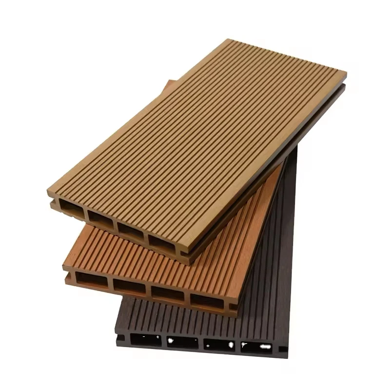 Outdoor WPC decking Waterproof Garden Anticorrosive Balcony WPC Flooring More Colors