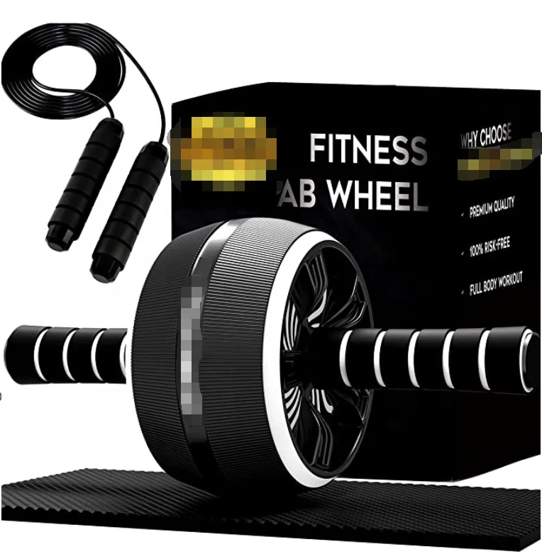 ONESTARSPORTS Custom New Mute Gym Equipment Home Power Abs Abdominal Workout Exercise Roller Ab Wheel