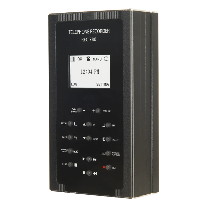 Land Line Telephone Recorder,Compatible Analog Digital IP Telephone Line System,Records Phone Call by RJ11 or RJ12 Connector