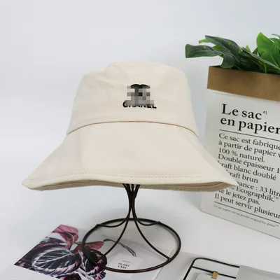 Wholesale100% cotton embroidery fashion bucket hats bulk with logo