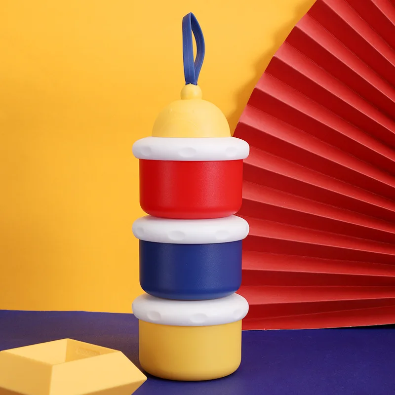 Hintcan new  baby products portable detachable sealed baby milk powder box outdoor products for baby