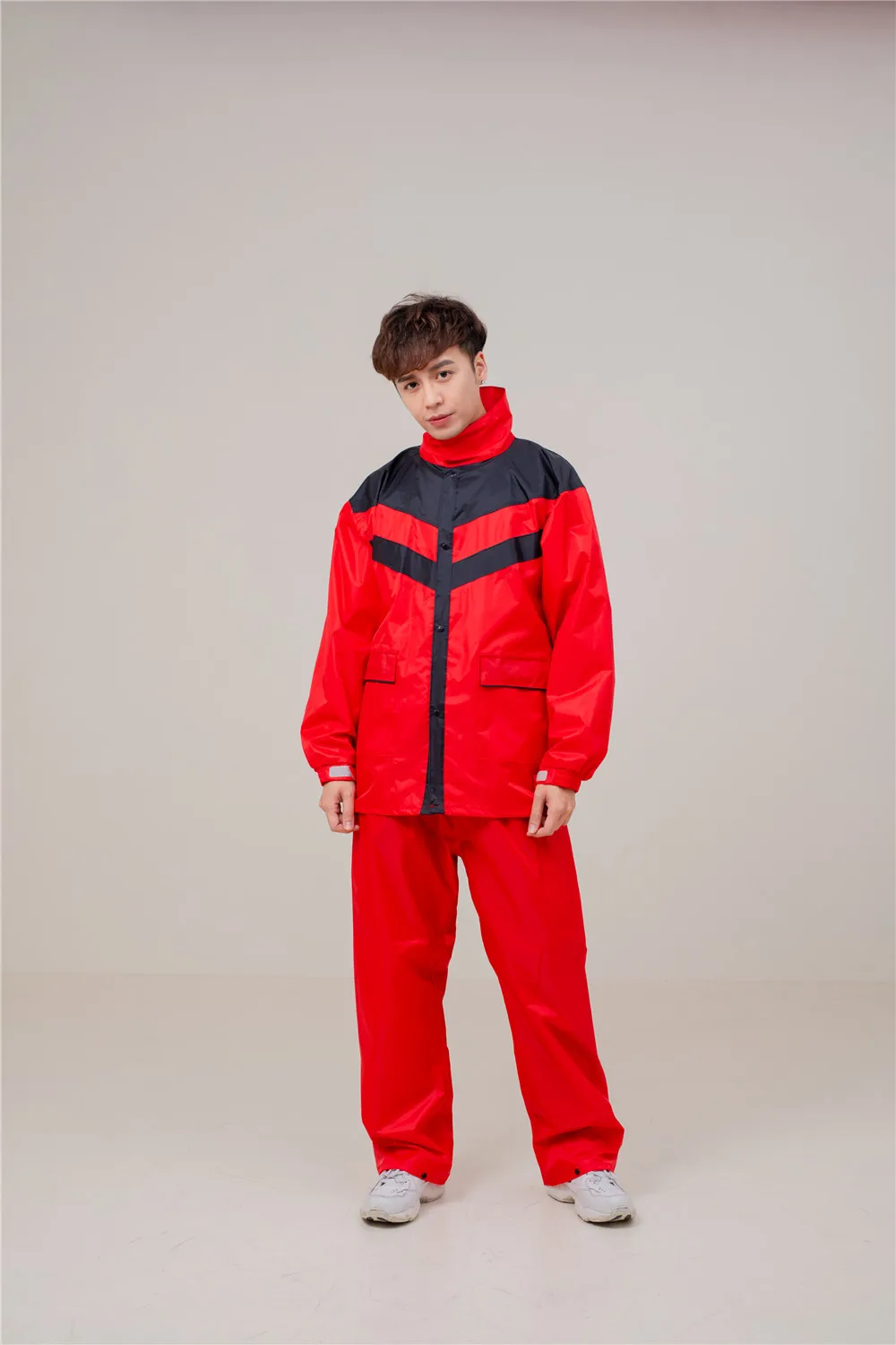 
Polyester water proof rain coat rain suit poncho for adults 