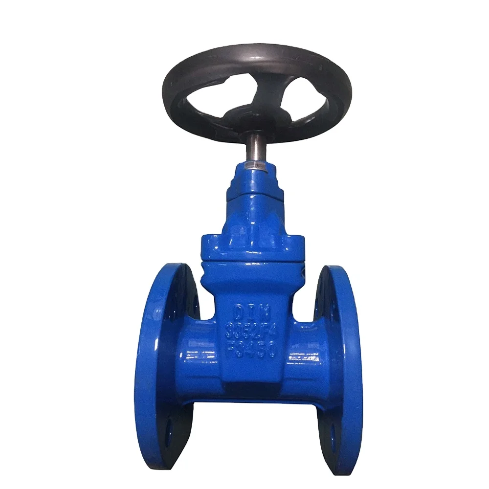 DIN 3352 F4 DN50 PN16 из ковкого чугуна CI OS & Y шариковый фланцевый конец запорный клапан