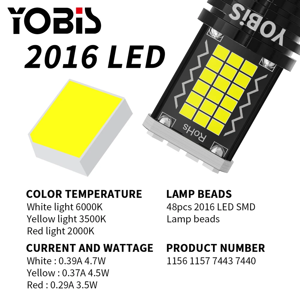 tunning lights car interior led 1156 bulbs led canbus bau15d 1157