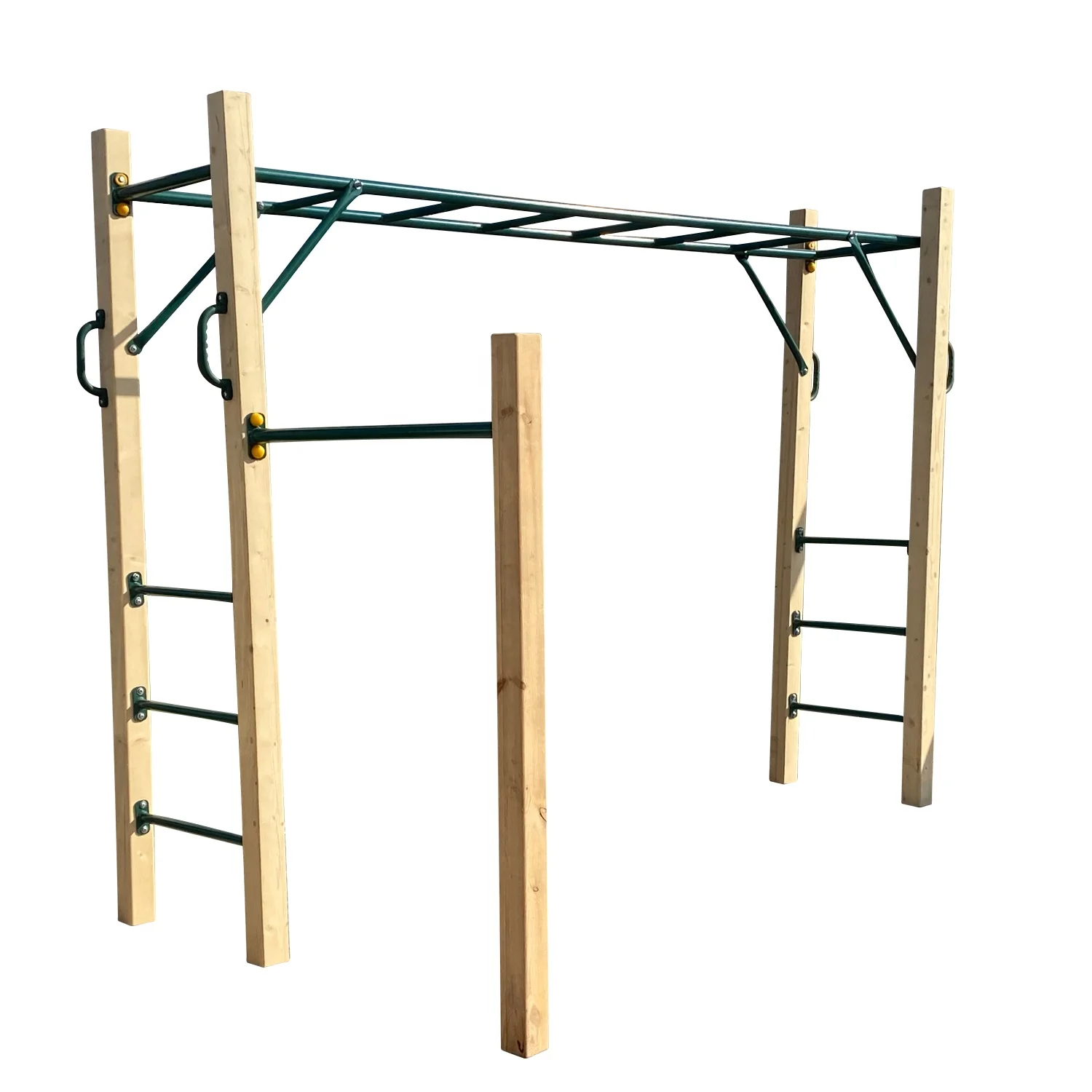 Big Elephant Play Outdoor Ninja Warrior Obstacles Monkey Bar Ladder Wall Gym