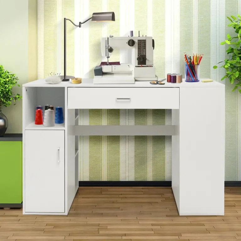 Factory Customized 53' Office Computer Desk Modern Study Desk Sewing Machine Table with Storage