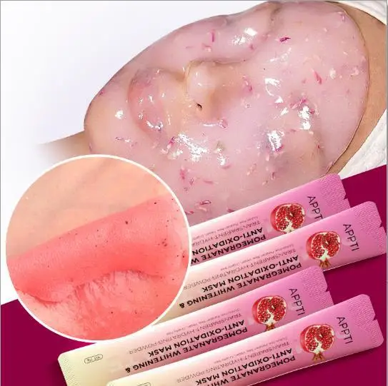 Custom Logo Hydrogel Mask Collagen Rose Hyaluronic Acid Soft Masks Powder Anti Aging Wrinkle Peel Rubber Face Serum Mask