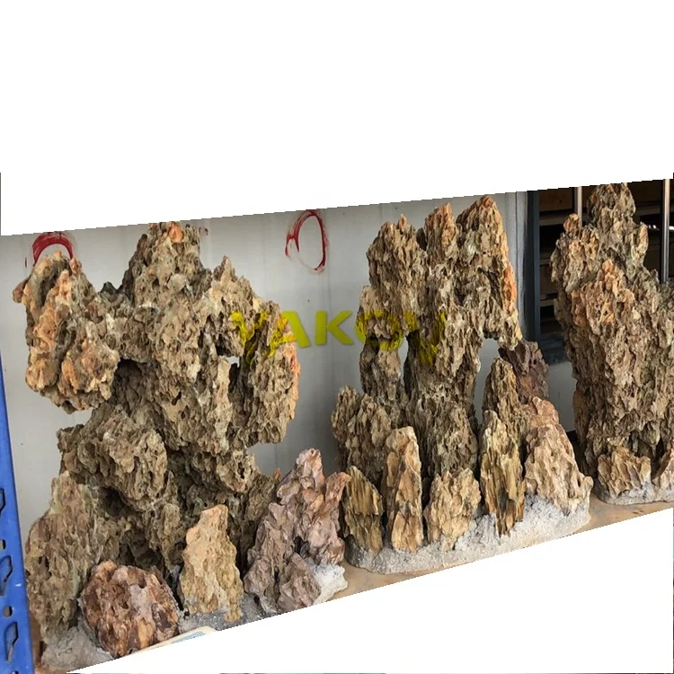 home garden landscaping artificial dragon stone rocks waterfall