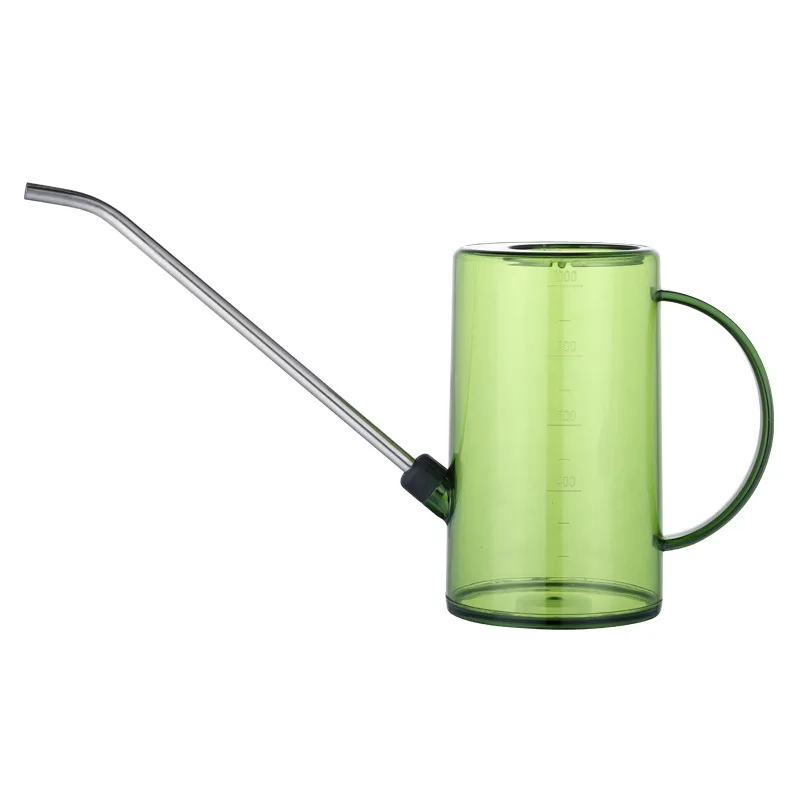 Watering Can for Indoor Plants with Long Stainless Steel Spout Detachable Small 1L Plastic Small Watering Cans