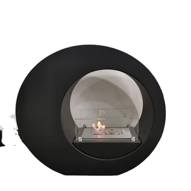 Free-Standing Decorative Bioethanol Fireplace without Remote Control Easy-to-Use Ethyl Alcohol Fireplace