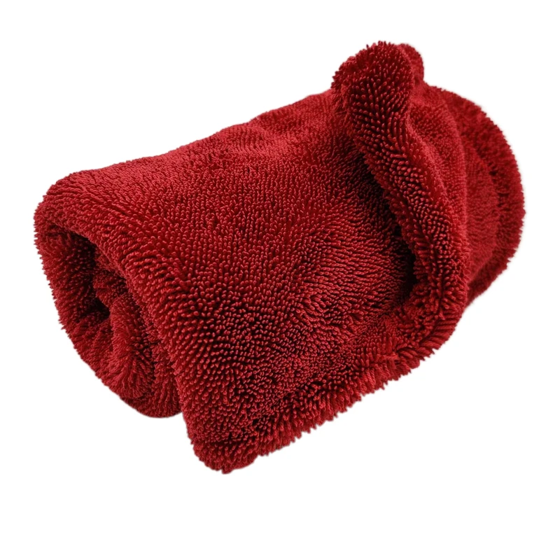 Large Microfiber Towels Car Wash Cleaning Absorbent 1200GSM 90x60 Turkey Twist Loop Drying Clean Used Clothes Towel for Auto