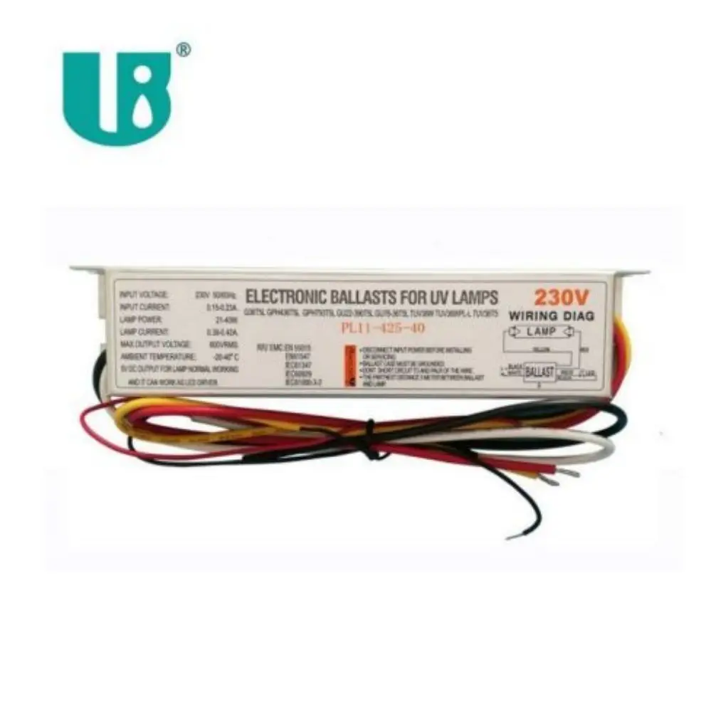 PL11-425-40 electronic ballast with ROHS G36T5L uvc germicidal lamp