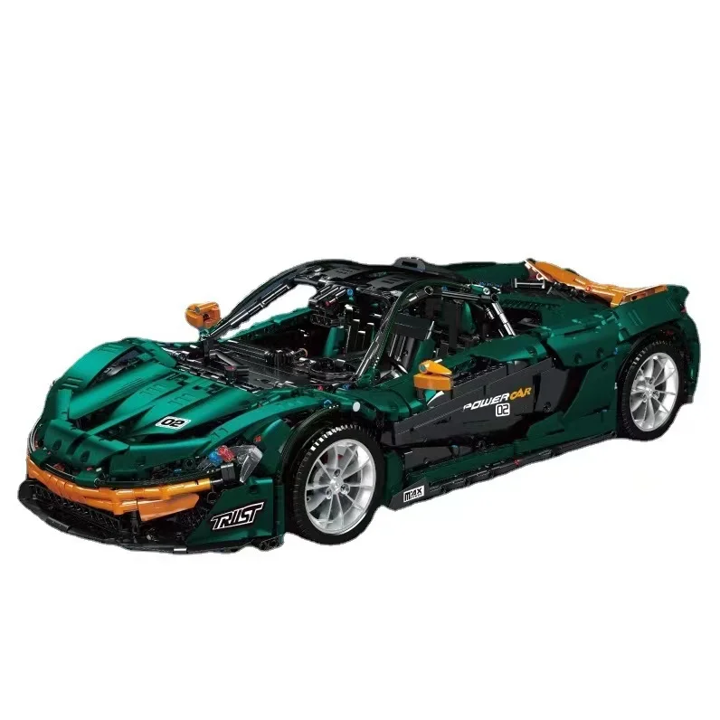 mould king 13091 APP RC McLarened P1 Car Model  RC Super Racing Car construction bricks block toys