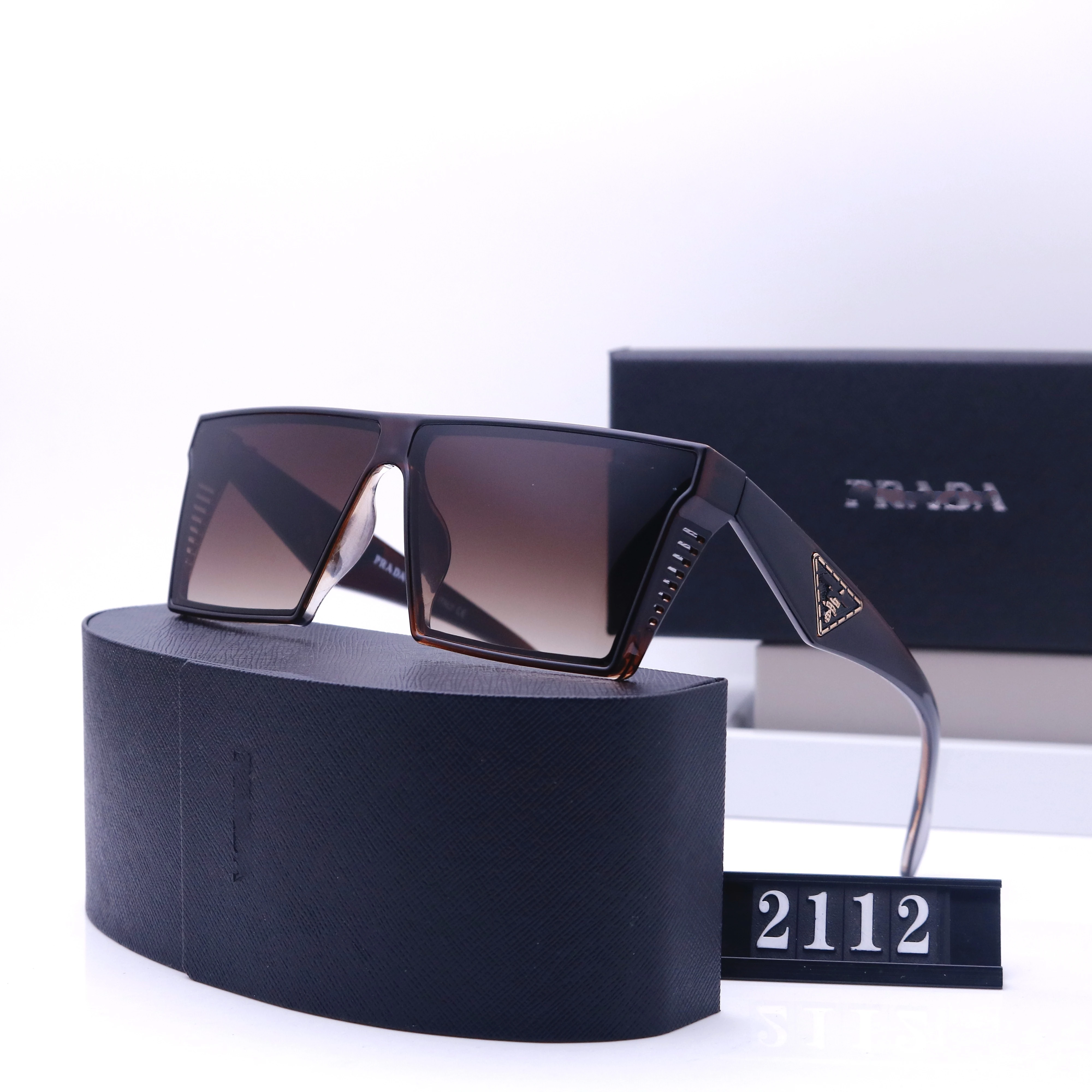 Модные солнцезащитные очки большие квадратные Pra * a Gafas
