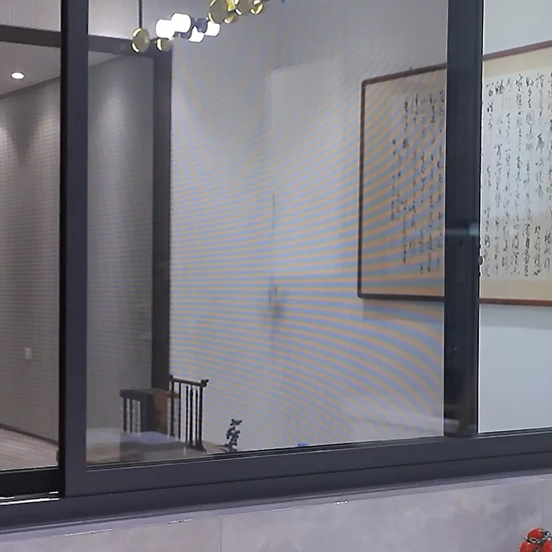 2024 New design Aluminium fixed house window glass design large sliding windows for porch balcony