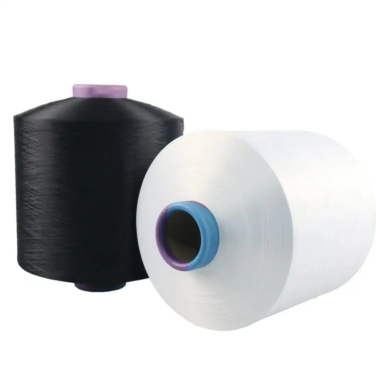Wholesale recycle polyester yarn DTY polyester yarn for woven label