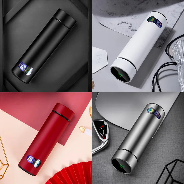  Светодиодный температурный дисплей smart thermo bottle вакуумная колба с индикатором