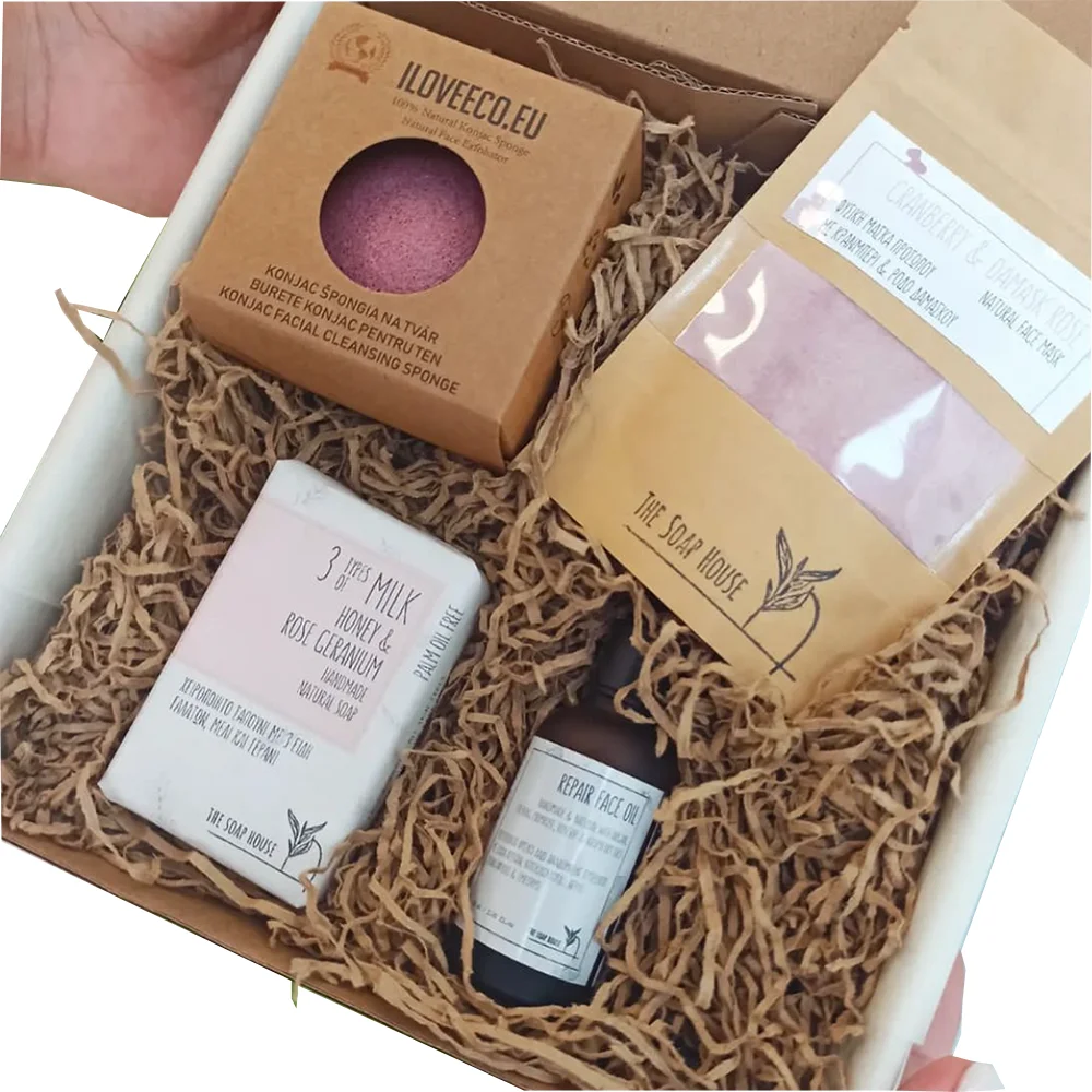 Complete Packaging Solution Shockproof Colorful Shredded Paper Decorating Lafie Paper Grass Gift Box Filler Packing Gift Boxes