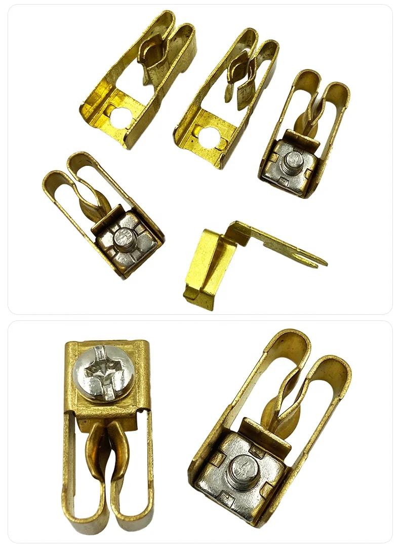 Brass Universal Electrical Outlet Contact Metal Parts Metal Shrapnel For Power Switch Socket