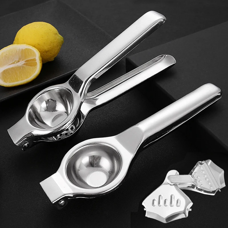 Stainless Steel Manual Lemon Press Clips Lemon Juicer Metal Lemon Squeezer Kitchen Accessories