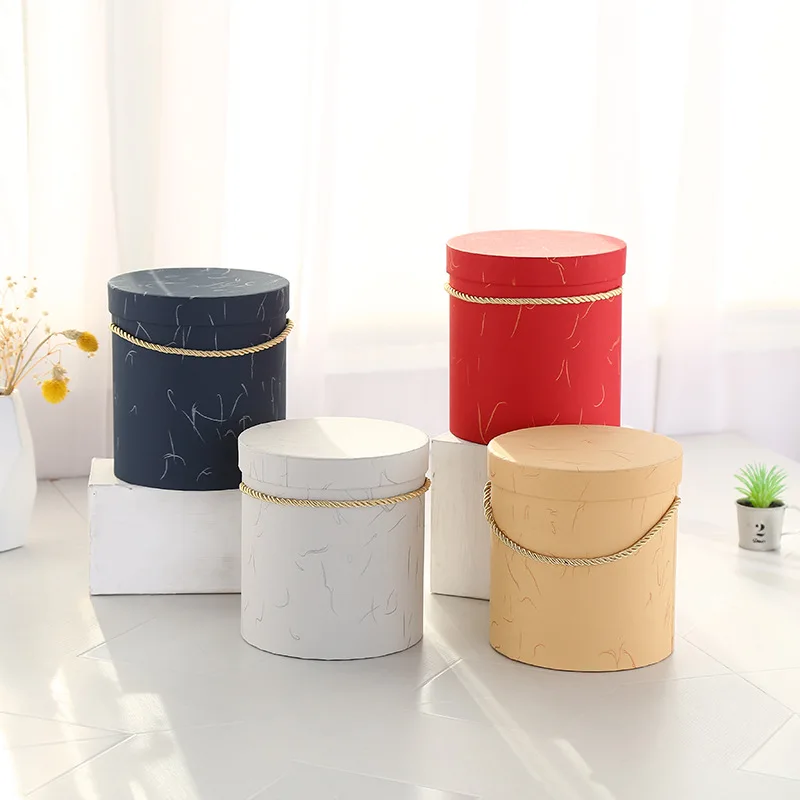 Cheap Factory Price Cradle Flower Box Wholesale Gift Boxes With Ribbon Closure